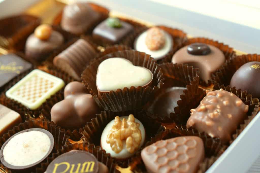Boîte de chocolats au Green-Park-Hotel-Brugge